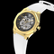 Gold Bezel • White Strap