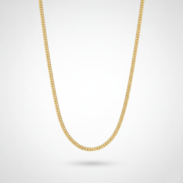 4mm Flat Cuban Link Chain