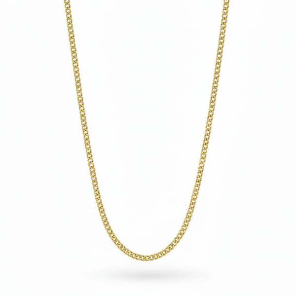 3mm Micro Cuban Link Chain