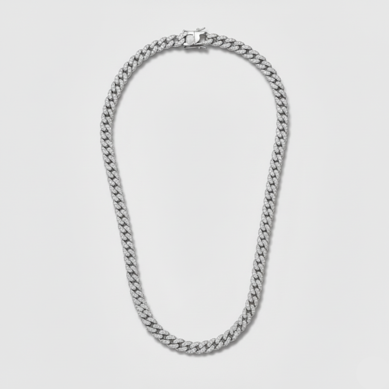 6mm Iced Cuban Link Chain