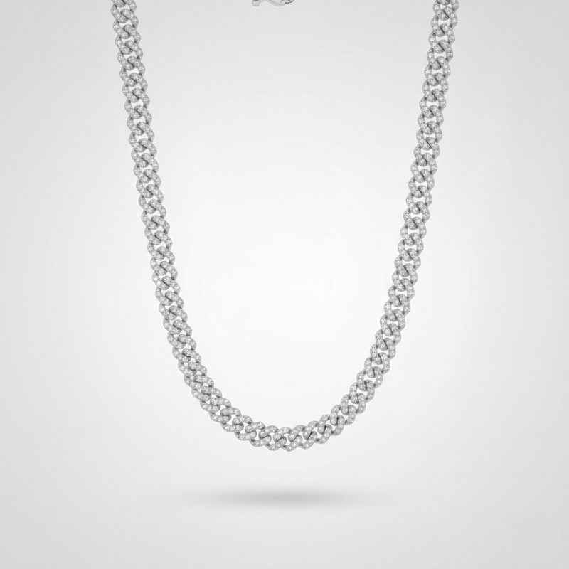 6mm Iced Cuban Link Chain