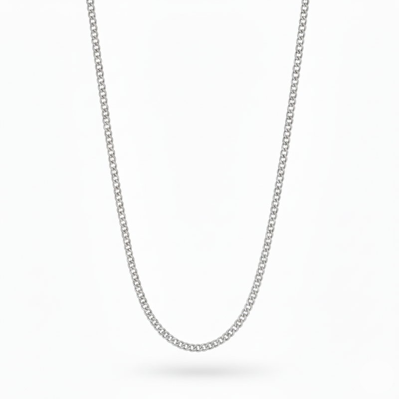 3mm Micro Cuban Link Chain