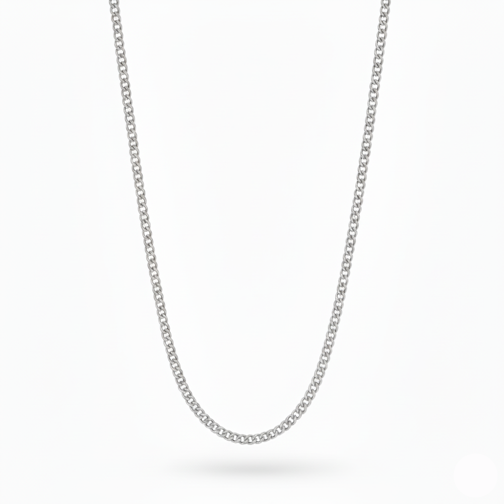 3mm Micro Cuban Link Chain