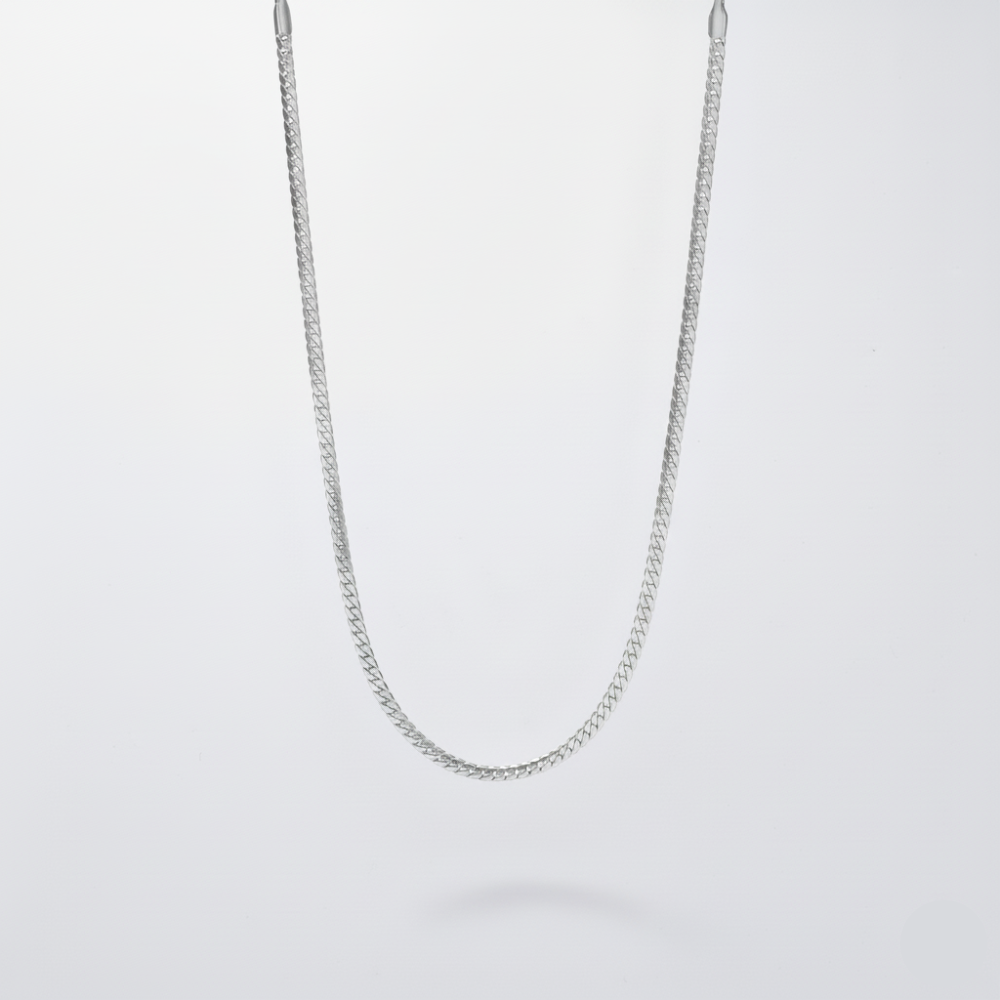 3mm Flat Cuban Link Chain