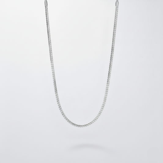 3mm Flat Cuban Link Chain