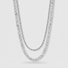 18k Silver / 18" / 18"