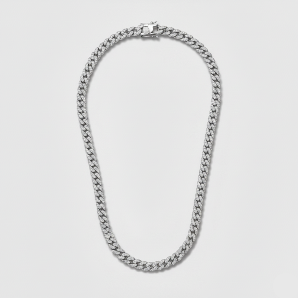 6mm Iced Cuban Link Chain