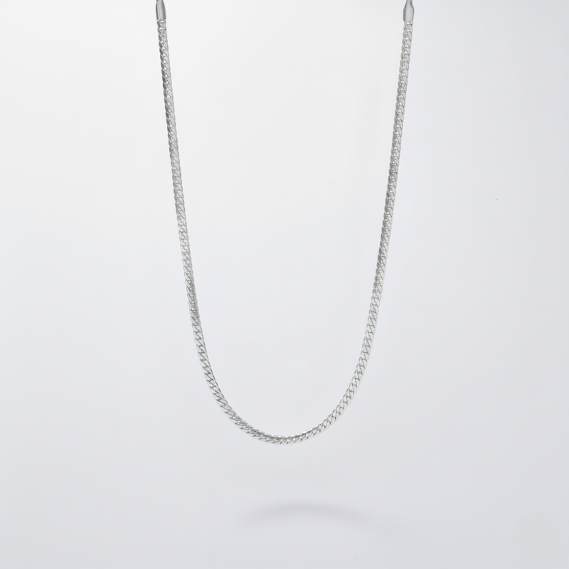 3mm Flat Cuban Link Chain