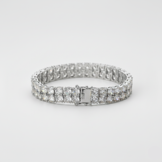 10mm Double Tennis Bracelet