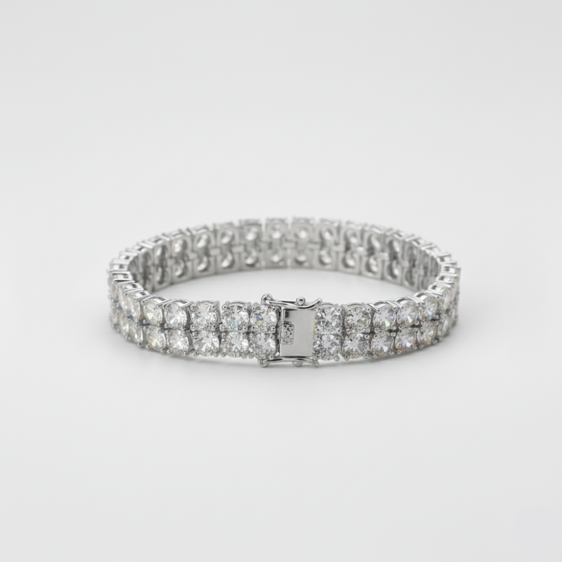 10mm Double Tennis Bracelet