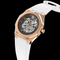 Rose Gold • White Strap
