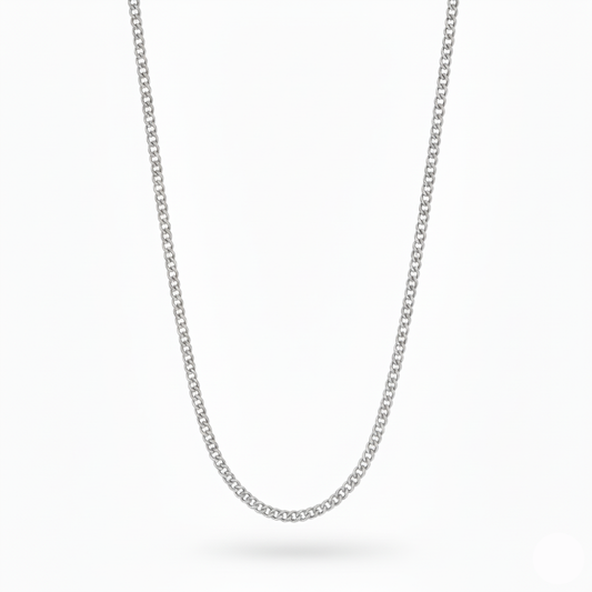 3mm Micro Cuban Link Chain