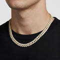 12mm Prong Set Cuban Link Chain