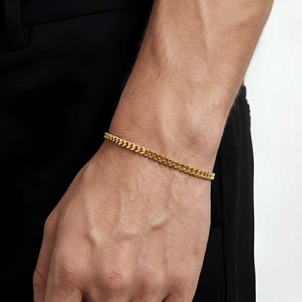 3mm Micro Cuban Link Bracelet
