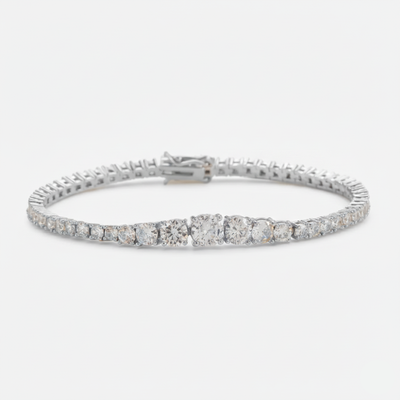 2mm-5mm Gradient Tennis Bracelet