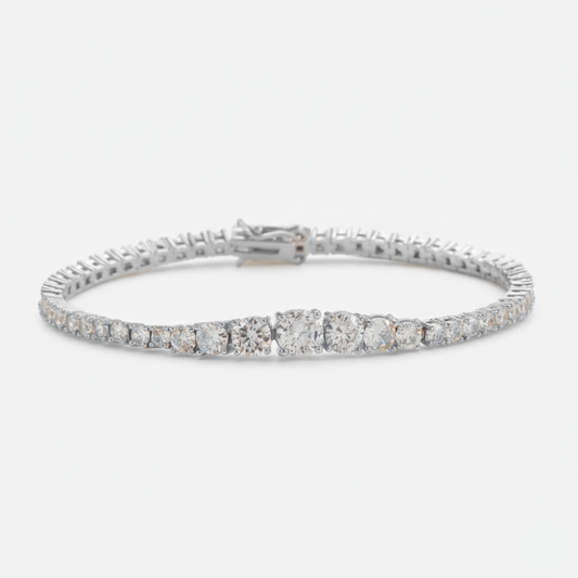 2mm-5mm Gradient Tennis Bracelet