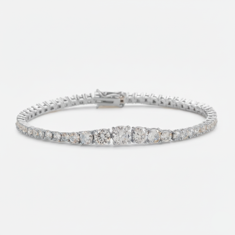 2mm-5mm Gradient Tennis Bracelet