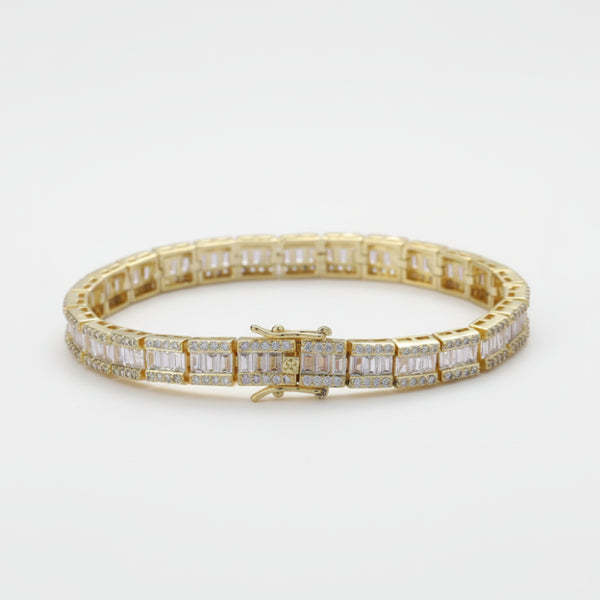 7mm Baguette Link Bracelet