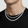 5mm Tennis + 2mm Tennis Chain Stack