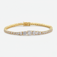 2mm-5mm Gradient Tennis Bracelet