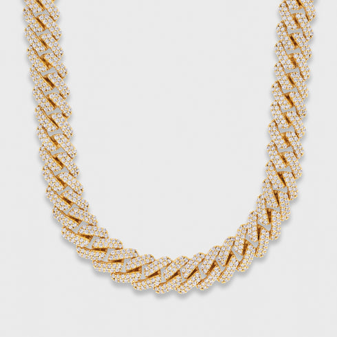Iced Prong Cuban Chain + Bracelet - 12mm