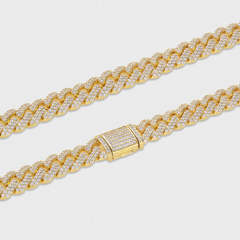 Iced Prong Cuban Chain + Bracelet - 12mm