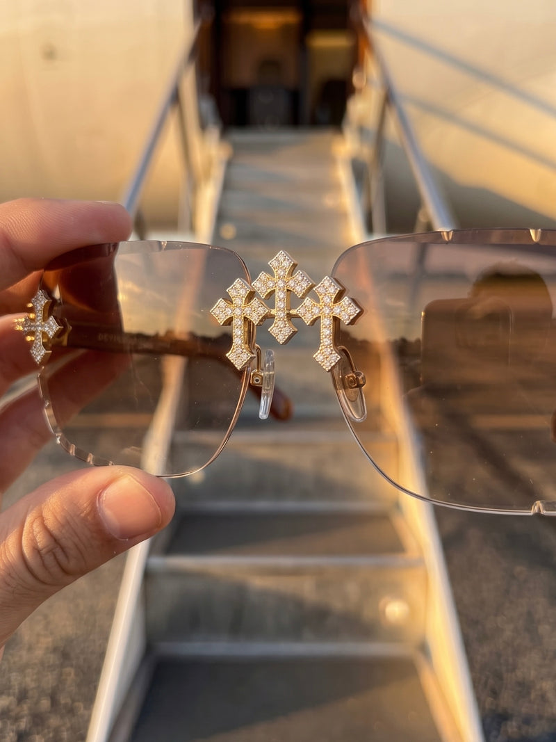 Holy Trinity Gem Cut Glasses