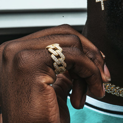 Prong Set Cuban Ring - Young Legendz Shop