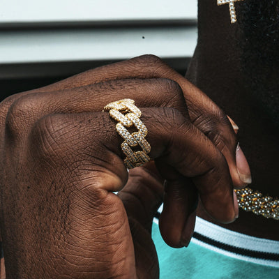 Prong Set Cuban Ring - Young Legendz Shop