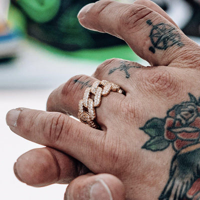 Prong Set Cuban Ring - Young Legendz Shop