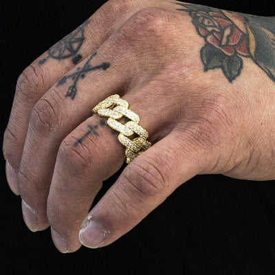 Prong Set Cuban Ring - Young Legendz Shop