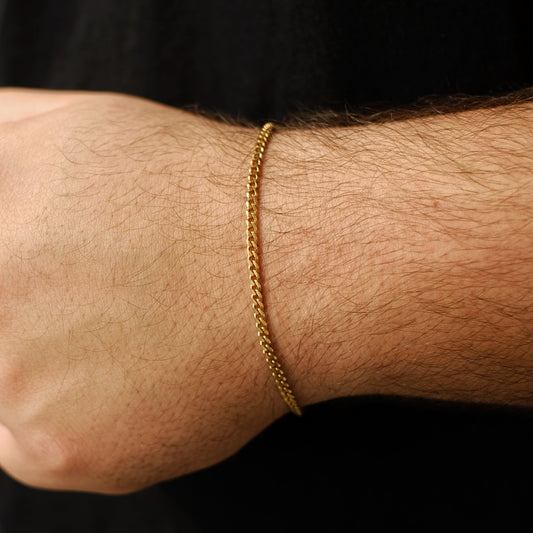 3mm Micro Cuban Link Bracelet
