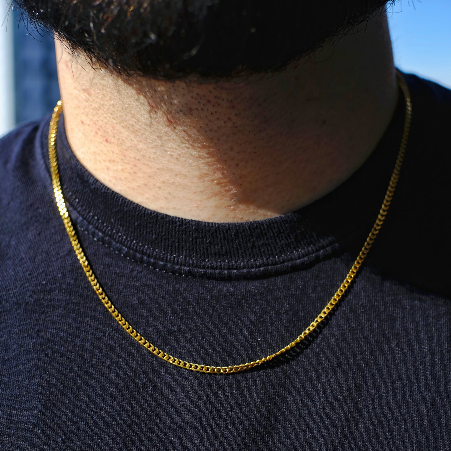 3mm Micro Cuban Link Chain