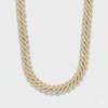 12mm Prong Set Cuban Link Chain