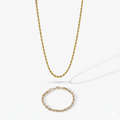 5mm Rope Chain + Bracelet Stack