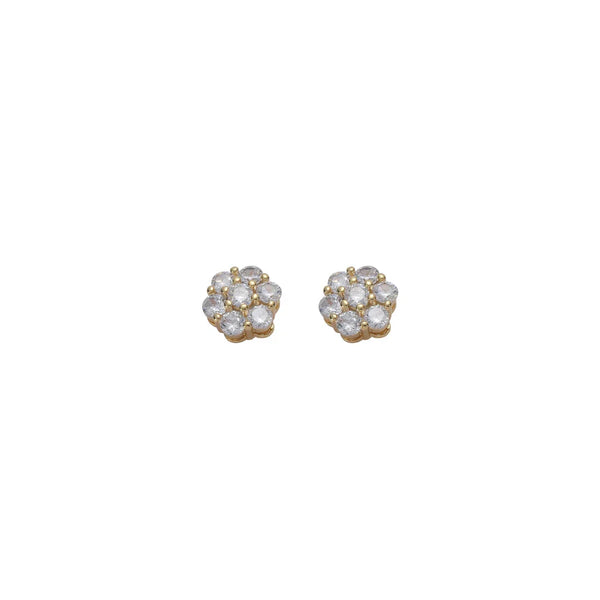 6 Stud Cluster Earrings