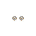 6 Stud Cluster Earrings