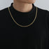 3mm Flat Cuban Link Chain