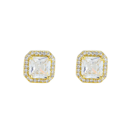 9mm Cluster Stud Earrings