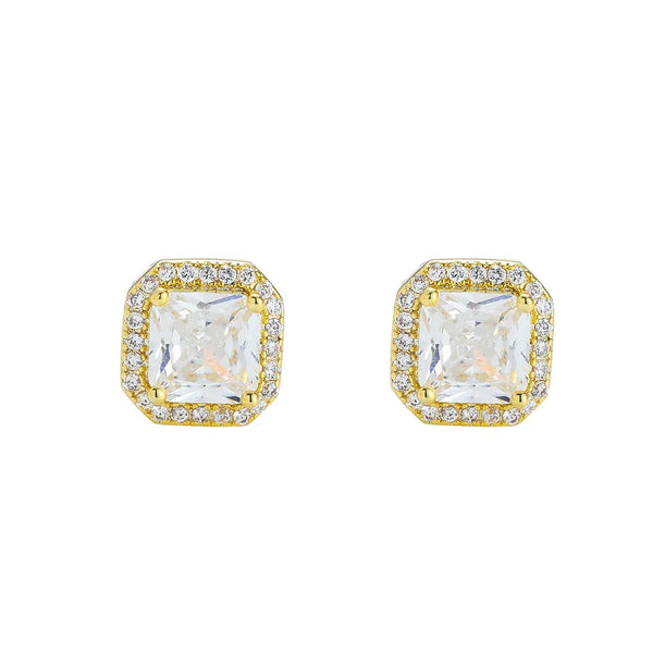 9mm Cluster Stud Earrings