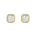 9mm Cluster Stud Earrings