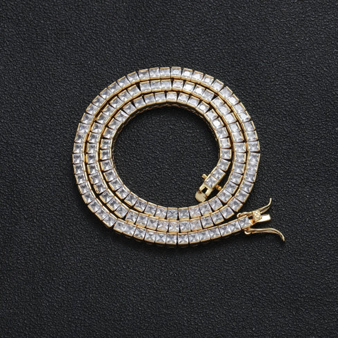 3mm Square Cut Tennis Chain
