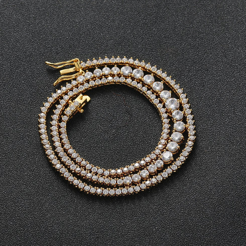 2mm - 6mm Gradient Tennis Chain