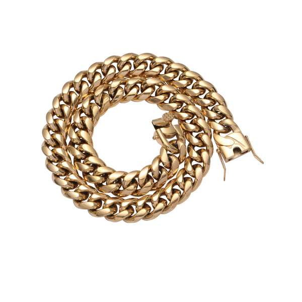 14mm Miami Cuban Link Chain