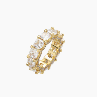 Prong Set Square Cut Ring