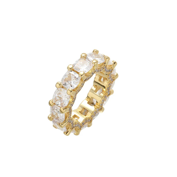 Prong Set Square Cut Ring