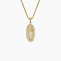 Iced Virgin Mary Pendant