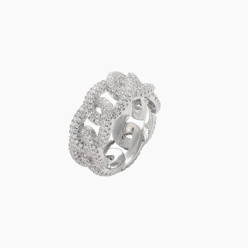 Iced Link Ring