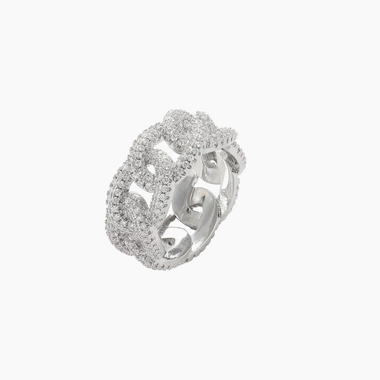Iced Link Ring