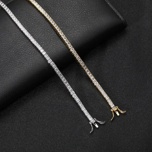 3mm Square Cut Tennis Chain